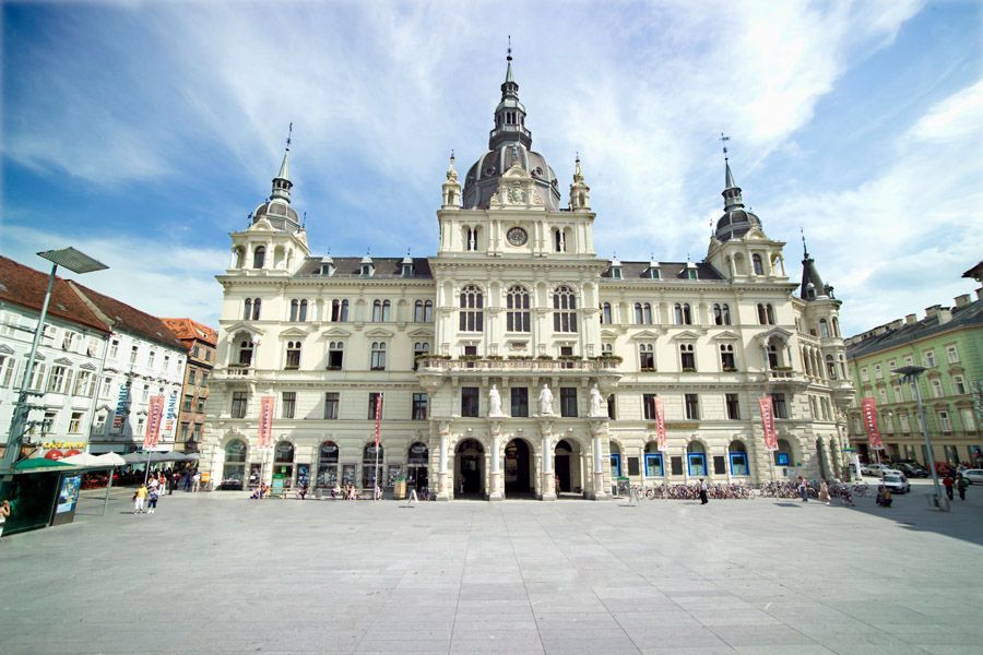 Ansicht Grazer Radhaus