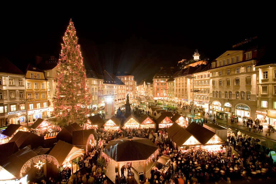 Grazer Hauptplatz zu Weihnachten