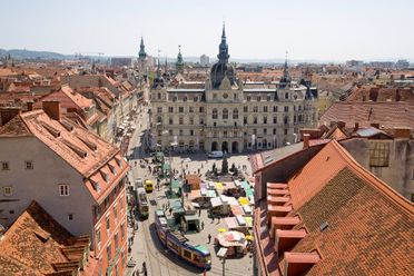 Hauptplatz, Rathaus, Graz