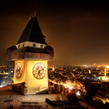 Uhrturm by Night Graz