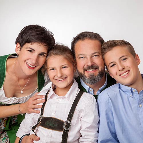 Portrait einer Familie